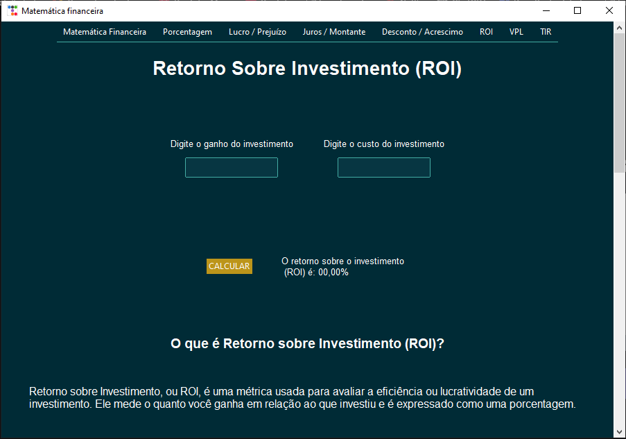 Site Matemática Financeira
