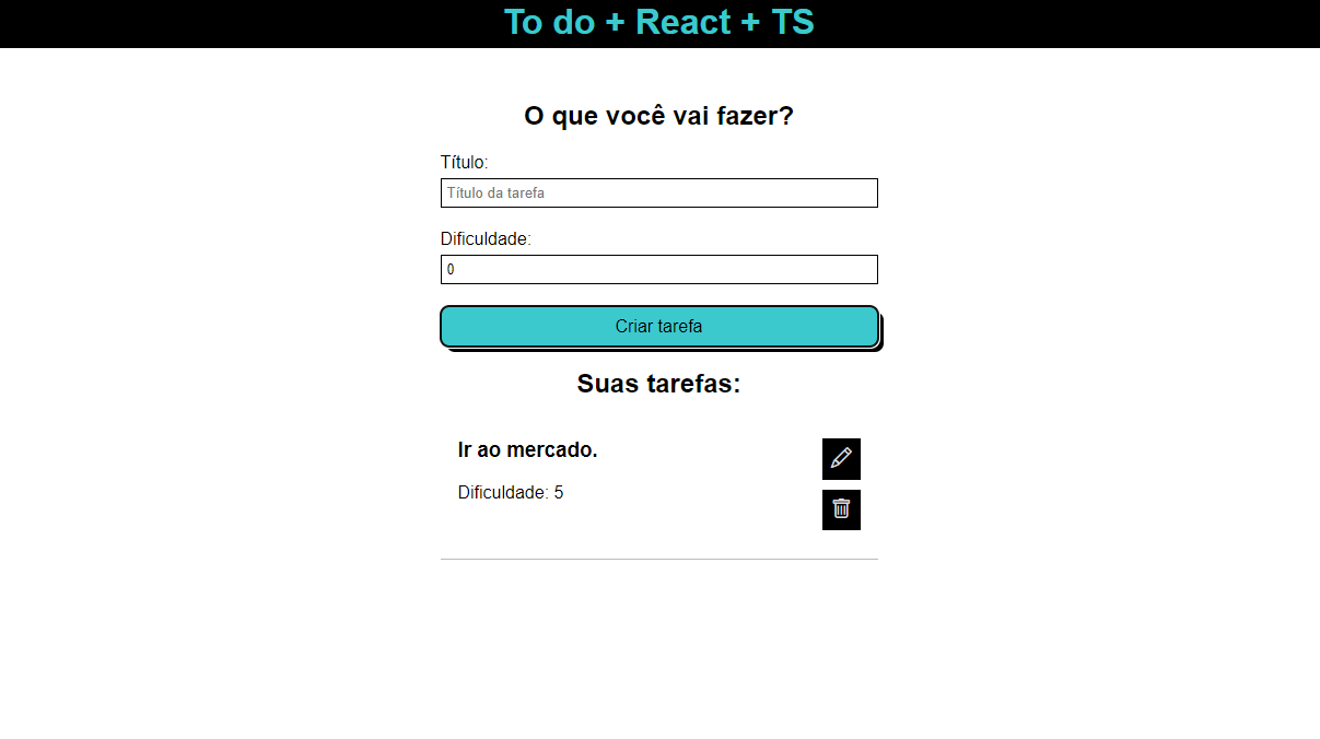 Site de lista de afazeres